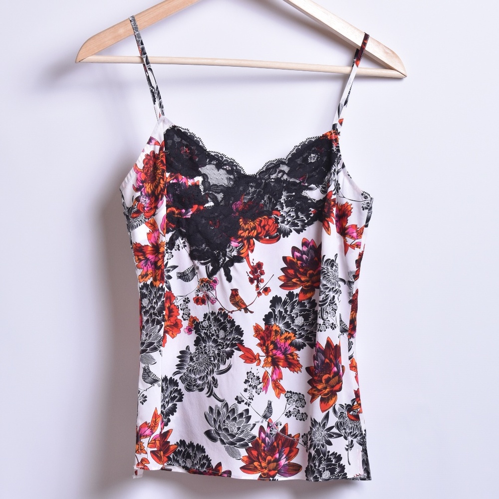 Bebe Silk Camisole Top, Sz XXS
